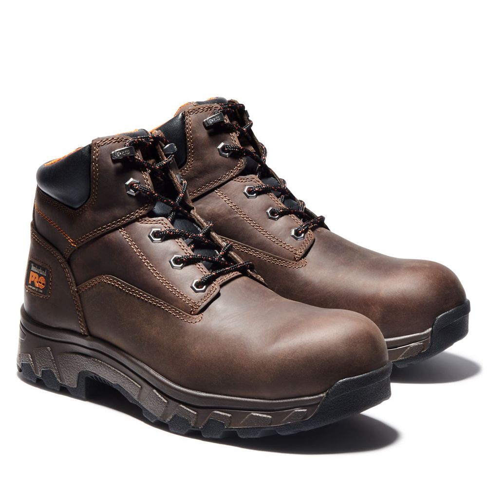 Bocanci De Muncă Timberland Barbati Maro - Pro® Workstead 6\" Comp Toe - Romania - XSZTMP029